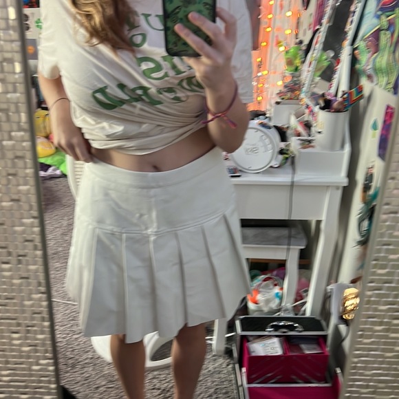 shein leather pleaded skirt! - Picture 2 of 3